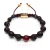 Import Elegant 8mm Red Green Yellow Blue Tiger Eye Charm Bracelet Black Natural Stone Beads Bracelet from China