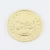 Embossed gold plated plastic token accepted custom design