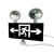 Import Emergency Lights12v led tube light fire hanging exit sign emergency light with built-in battery from China