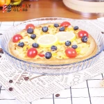 Eptember Sale Factory Supply 0.8 l capacity borosilicate glass oven roasting pan pyrex baking dish/pans with cheap price