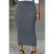 Import European and American new skirt black high elastic loose bodycon Maxi Womens long Slim Pencil Skirt from China