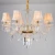 Import European luxury candle crystal chandelier modern living room dining room crystal pendant hotel banquet hall decorative lighting from China