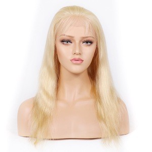 European Remy Human Hair 613 Blonde full lace human hair wig, wholesale popular brazilian human hair wig