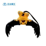Excavator Parts Construction Machinery Parts Heavy Duty Stone Grapple for Sale