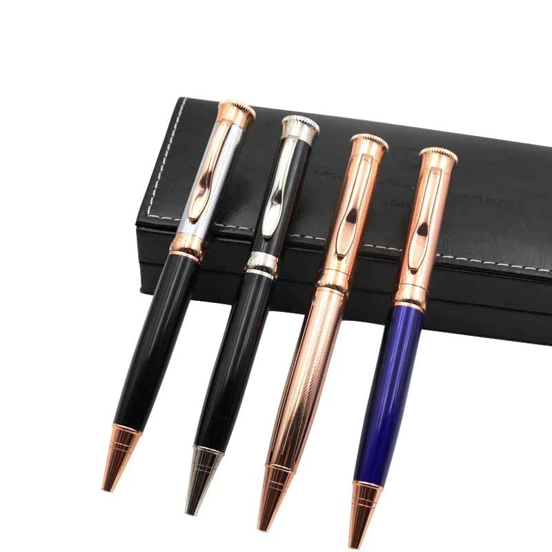 executive and exclusive gift Rollerball Pens Laser Engraved Printed Logo Metal Roller Ball Point Pen for VIP clients staff