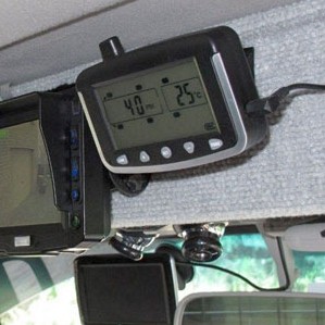 External Tire Pressure Monitor System for Truck and Bus