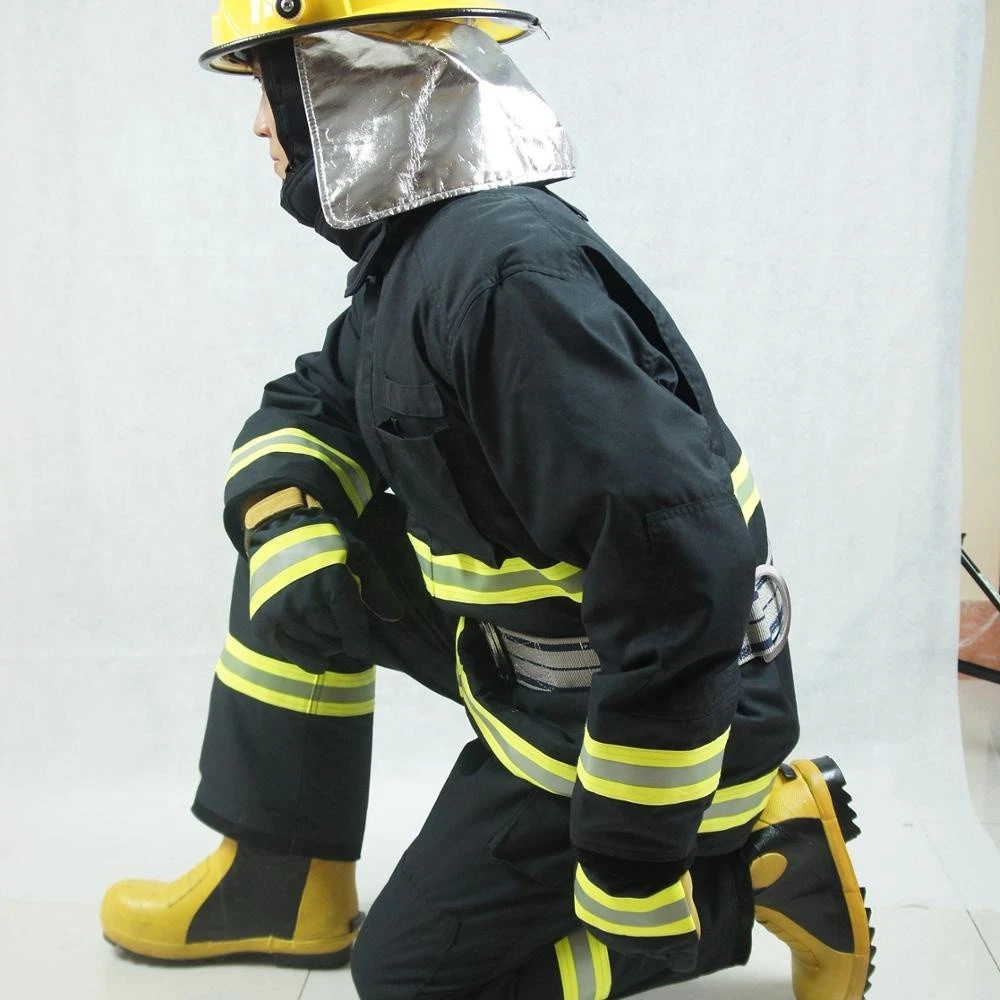 Extreme Protect EN 469 Navy Blue Aramid 4 Layers bombero traje  Fire Fighter Fireman Fire Fighting Firefighter Clothes