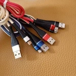 Fabric Braided Fast Charging Cord  USB 2.0 A Male to Micro  Braided Cords
