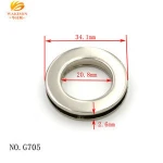 Factory custom fashion ring metal curtain eyelet
