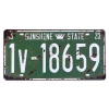 Factory Custom personalized souvenir car decorative metal aluminum sign number license plate