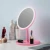 Import Factory Custom Round Magnifying Chargeable Portable Travel Storage Smart Make-up Vanity Table Led Make Up Mirror with Light from China