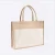Import Factory Direct Sales Comfortable Durable Shopping Burlap Jute Tote Bag from China