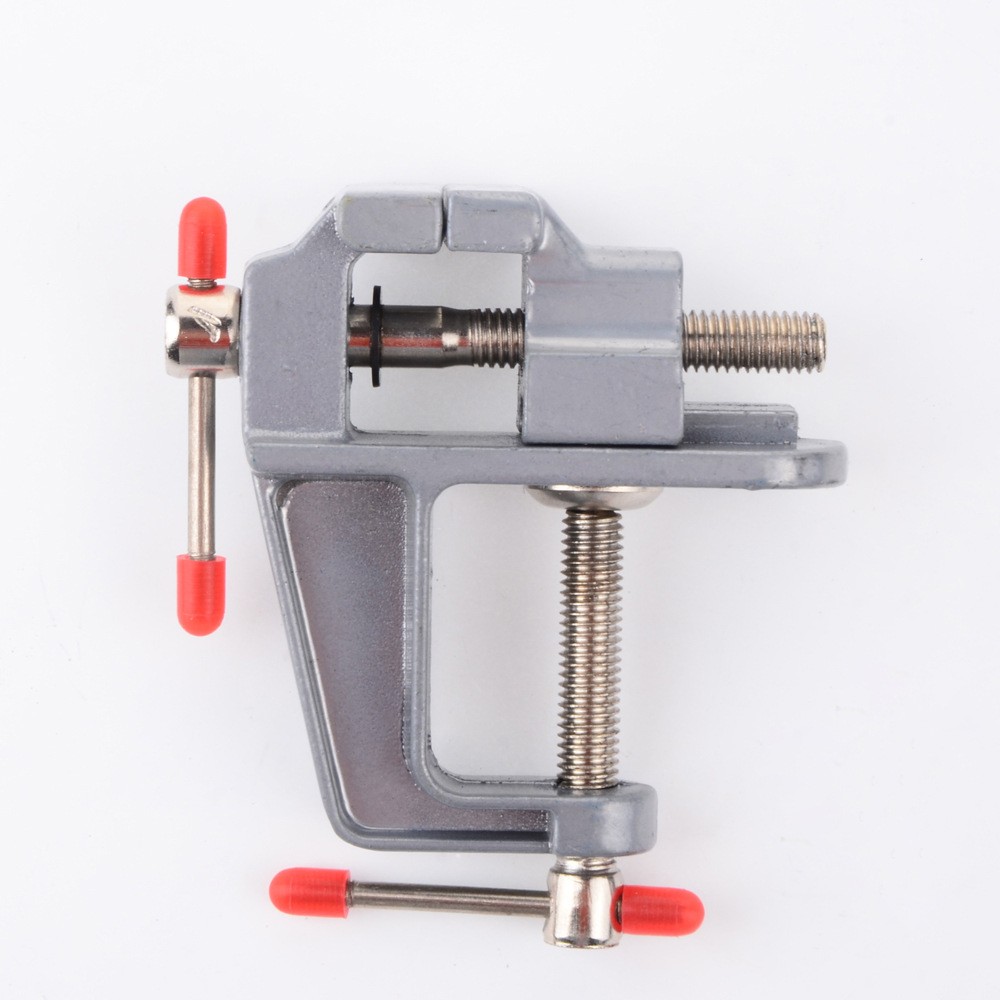 Factory direct-selling table vise aluminum alloy table vise Mini DIY household flat-mouth table vise hardware tools