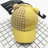 Factory direct wholesale sunscreen lattice kids trucker hat  baseball cap