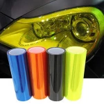 Factory Film Like 3M glue Yellow Tail Light Headlight color change vinyl headlight Tint Film