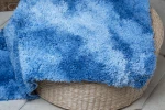 Factory new custom color anti slip washable shaggy bathroom mat