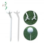 Factory OEM Plastic Golf Tee Biodegradable & Less Friction Golf Tee Golf Bending Tee