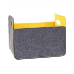 Factory price portable custom size underwear felt storage basket
