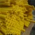 Import Factory production yellow glassfiber tube/ anti-aging fiberglass pipe agriculture from China