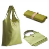 Factory promotional custom logo print eco friendly tote polyester foldable reusable shopping bag