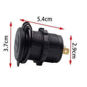 Factory supply 12V DC Waterproof Power USB Socket and plug  for Car motorcycle marine boat