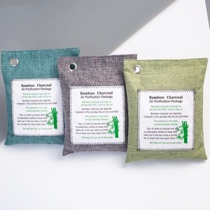 factory wholesale  bamboo charcoal air purifying bag bamboo charcoal deodorizer bag  charcoal bag