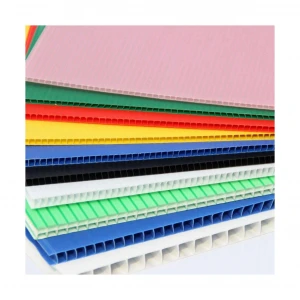 Factory Wholesale Coroplast Plastic Transparent Board Pp Hollow Sheet