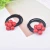 Import Factory wholesale ladies tie red bean bead elastic hair band from China