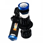 Fan Cooling Mini H4 Projector Lens Headlights Cleary Cutline LED Headlight Bulbs 80W Hi Low Beam Car Light