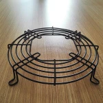 Fan Grill Finger Guard 80mm Black ABS Computer use