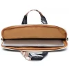 Fashion Black Peony Pattern Waterproof Laptop Shoulder Messenger Bag Case Sleeve