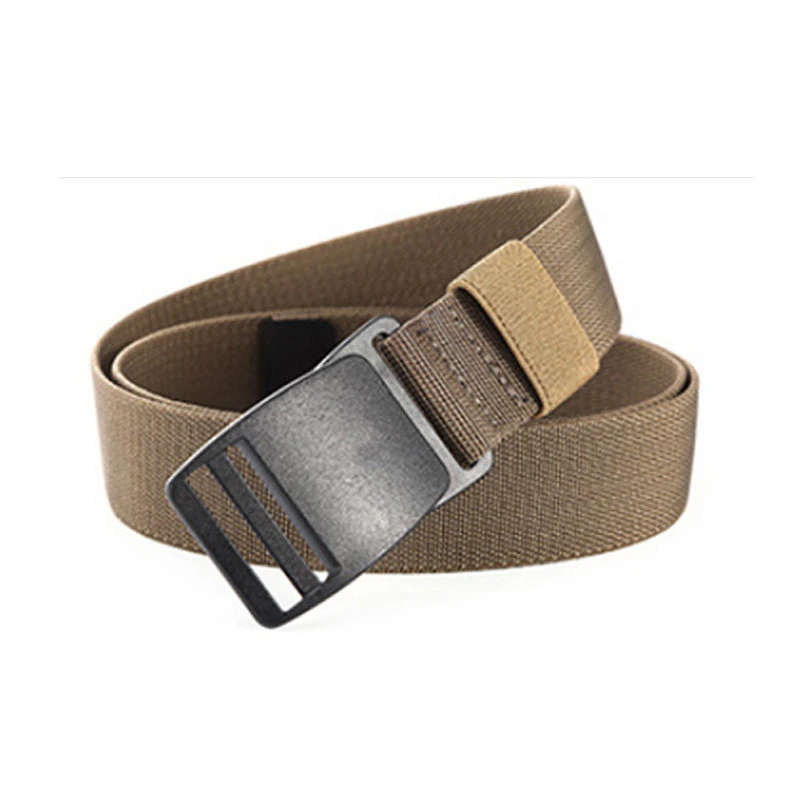 Fashion Braided Stretch Belt Best Selling Elastic Anti Allergy Fabric Belt quick release belt