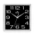 Import Fashion Business Gift Promotion Square Plastic Digital Quartz Wall Clock from China
