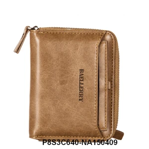 Fashion Men Wallets Small Money Purse Coin Bag Zipper Short Male Wallet Card Holder