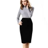 Fashion Office Ladies Women Woven Skirts With Low Price