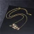 Import Fashion Solid Gold Chain Necklace 18K Pure Diamond Custom Name Jewelry Necklace from China