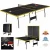 Import Fashionable Movable Ping Pong Table Black Foldable Table Tennis Table from China