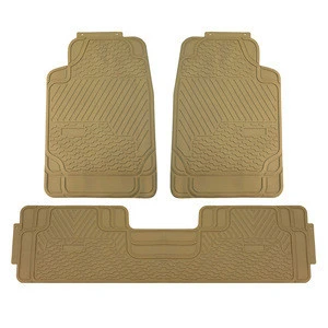FH Group F11309 3 Piece Heavy Duty Rubber All Weather Floor Mats-Universal Fit for Cars, Auto, Trucks, SUV