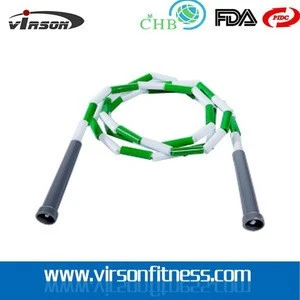 Fitness Equipment Colorful Durable Adjustable Plastic Speed Skipping Jumping Rope Beaded Jump Rope