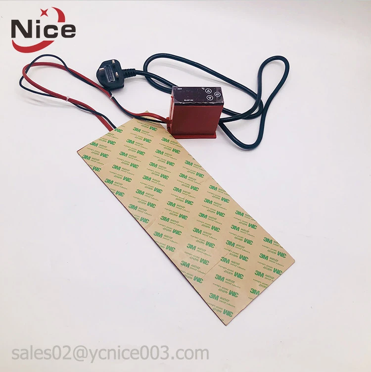Flexible Silicone Rubber Heater Heating Pad with 3M Adhesive