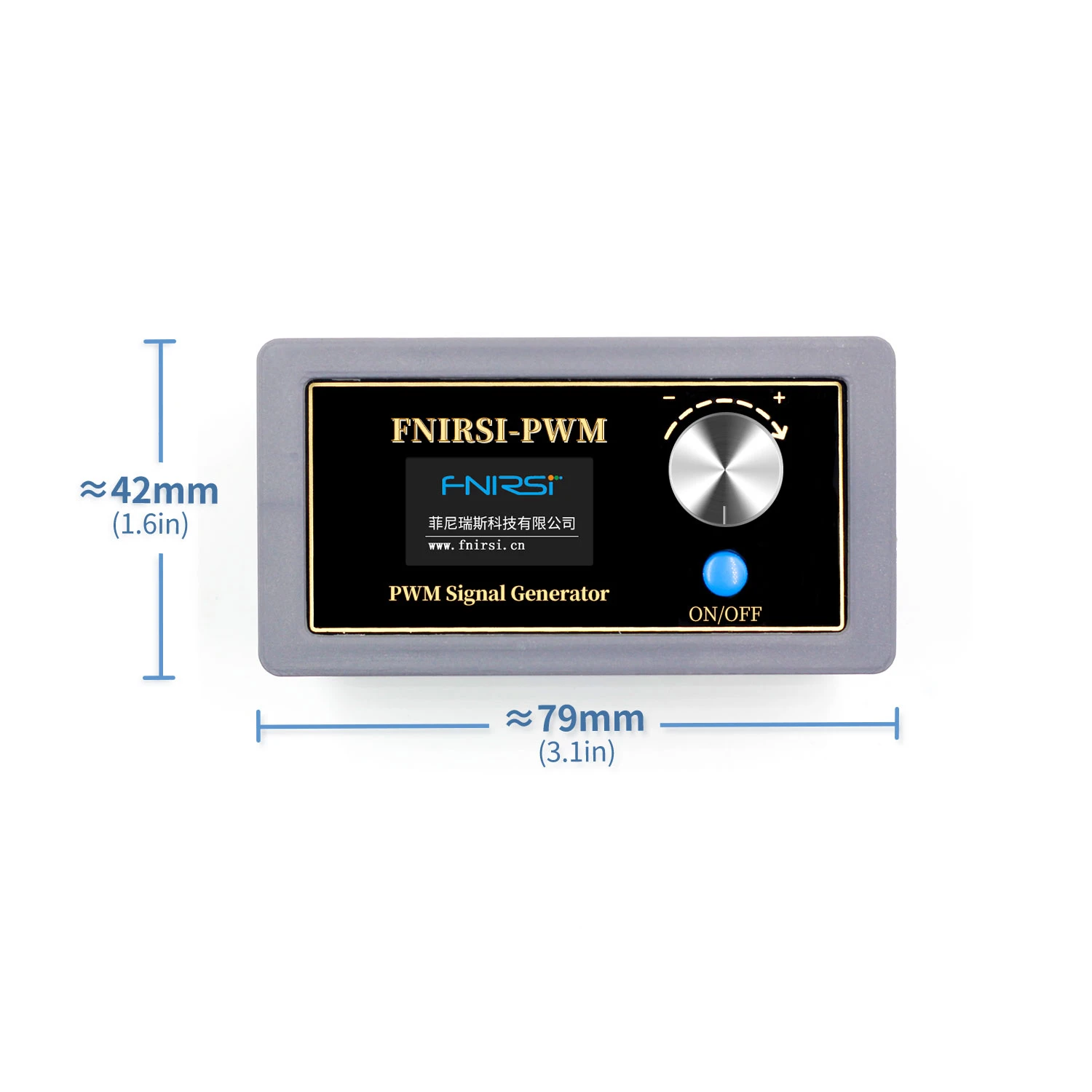 FNIRSI-PWM Signal Generator 1-Channel 1Hz-150KHz PWM Pulse Frequency Duty Cycle Adjustable Module LCD Display