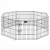 Import Foldable Folding Protection Enclosure Stainless Steel Pet Dog Fence from China