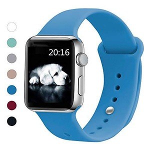 For Apple Watch Band For Apple Watch Strap Silicone Sport Smart Watch Band Accessories 38Mm 42Mm 40Mm 42Mm Saat Kordonu