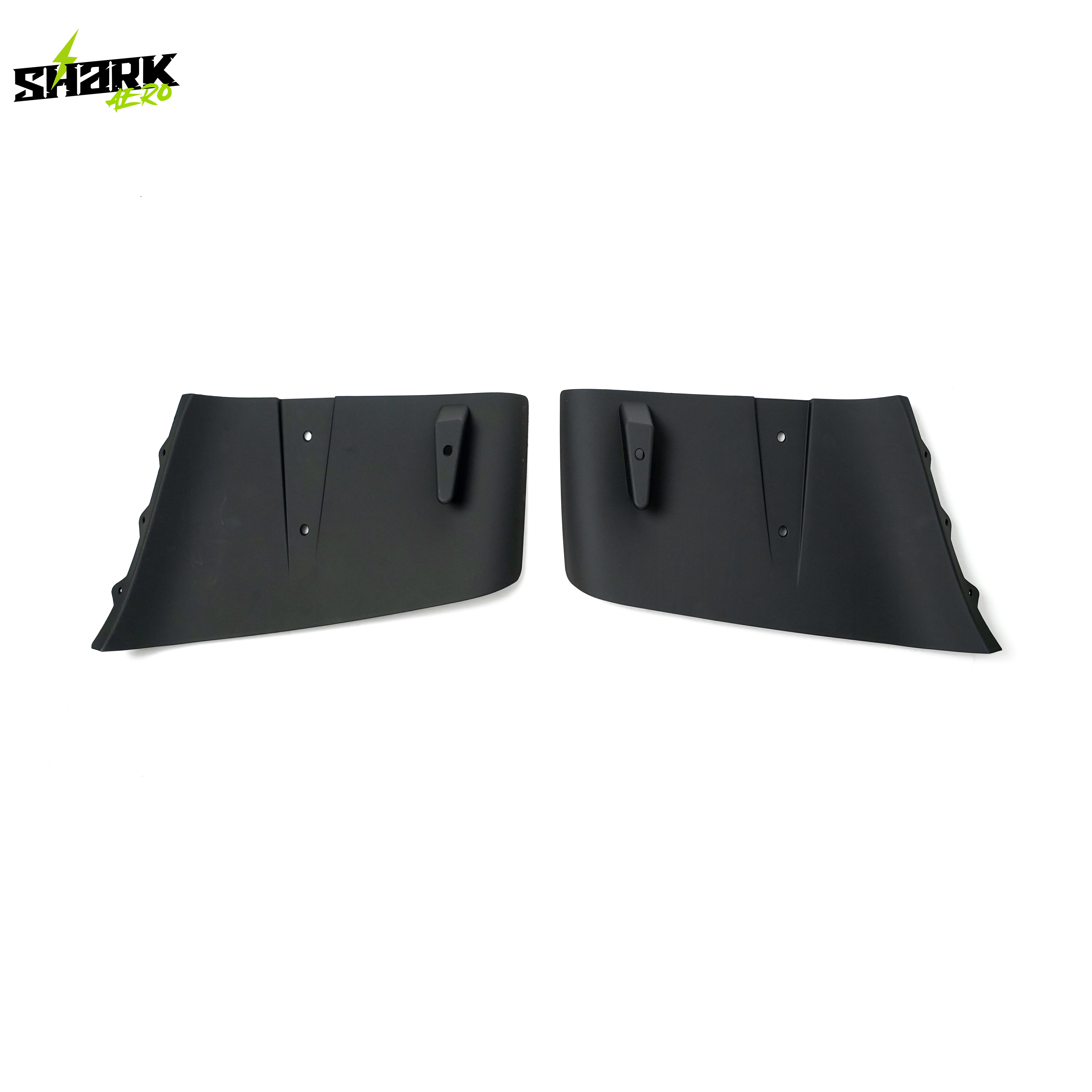 For Ford Mustang+ GT Style Rear Diffuser Body Kit PP Material Fins Trim Diffuser Splitter