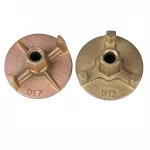 Formwork Tie Rod System, Flanged Wing Nut and Water Stop Hebei Factory Casting Steel Formwork Accessories