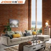 Foshan Home furniture l shaped corner living room fabric sofa set modern