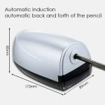 Foska Low Noise Automatic Induction Electric Pencil Sharpener for Students
