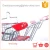 Import four wheels cart steel wire mesh shopping trolleys from China