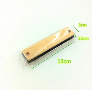 FQ brand wholesale new style kids music educational toys mini wooden harmonica price