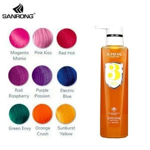 Free Sample Best Sale Professional Liquid Cream Dye Oxidant Care Korea Product olive wax best acid colour organic hair color